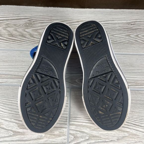 Converse Chuck Taylor Al-Star Sparkle Blue High-Top Sneaker Shoe Sneaker Kids 11 - Picture 7 of 9